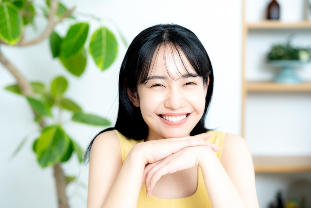 若い女性のビューティーイメージ