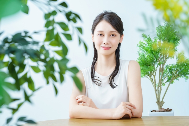 若い女性のビューティーイメージ