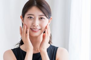 若い女性のビューティーイメージ