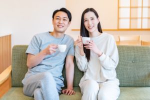 仲の良いカップル