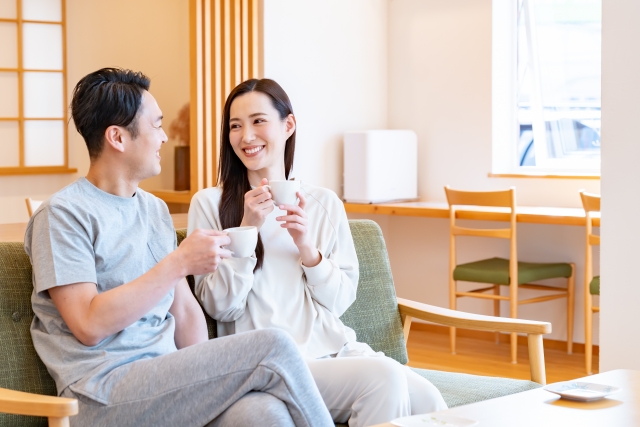 仲の良いカップル